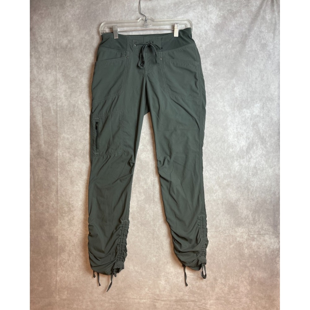 Royal Robbins Pants Womens XS Gray Drawstring Adjustable Cuffs Hiking Outdoor